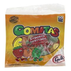 GOMITAS GULI ACIDAS SAB SURTIDOS 90G    