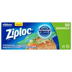 BOLSA ZIPLOC SANDWICH 50 UN             