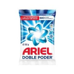 DETERGENTE EN POLVO ARIEL DOBLE PODER DE 850GRS