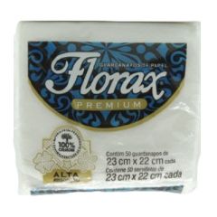 SERVILLETAS FLORAX PREMIUM ALTA ABSORCION 50UN