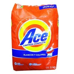 DETERG ACE BLANCOS Y COLORES POLVO 5KG  