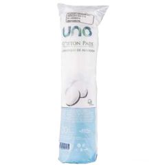 ALMOHADILLAS DE ALGODON COSMETICAS UNO 100UN