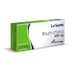 IBUPROFENO LA SANTE 200MG X 10 TABLETAS