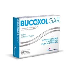 BUCOXOL GARGANTA MENTA FRESCA X 10 TABLETAS MASTICABLES