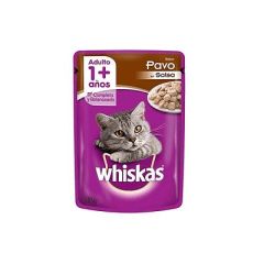 SOBRE WHISKAS ADULTO PAVO SALSA 85G     