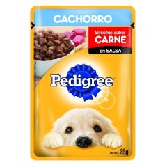 SOBRE PEDIGREE PARA CACHORROS SABOR CARNE 85G