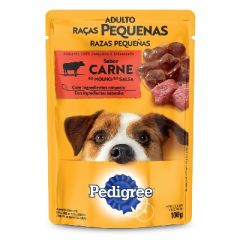 SOBRE PEDIGREE PARA ADULTOS RAZAS PEQUEÑAS SABOR CARNE 100G